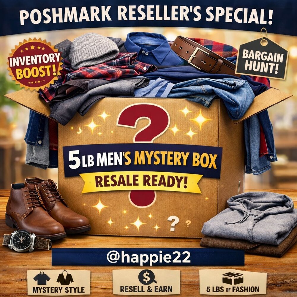 5 LB MEN’S MYSTERY BOX – RESALE READY!